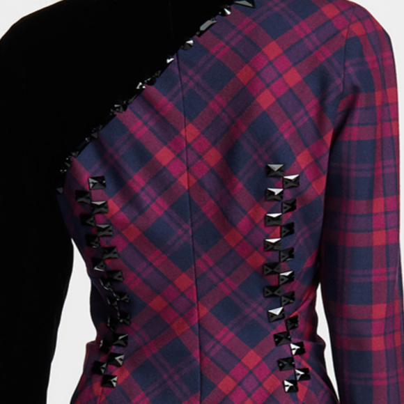 Marc Jacobs Embellished tartan wool Runway dress - Picture 12 of 17